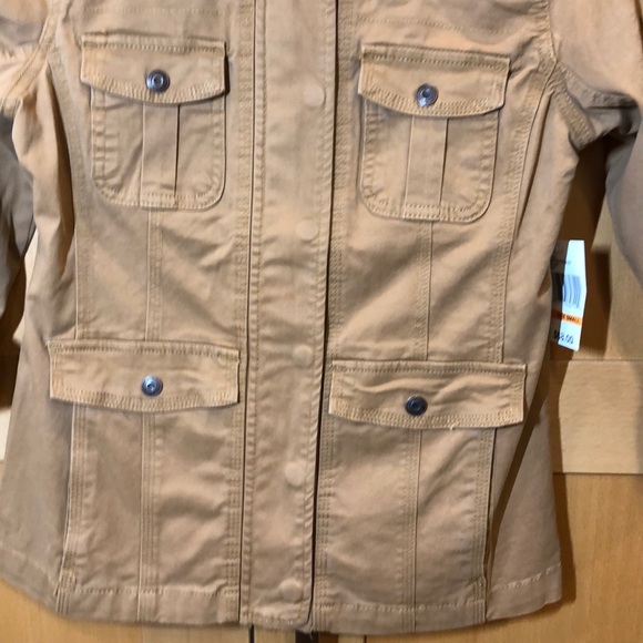 Dark Khaki Woven Jacket - Picture 7 of 8